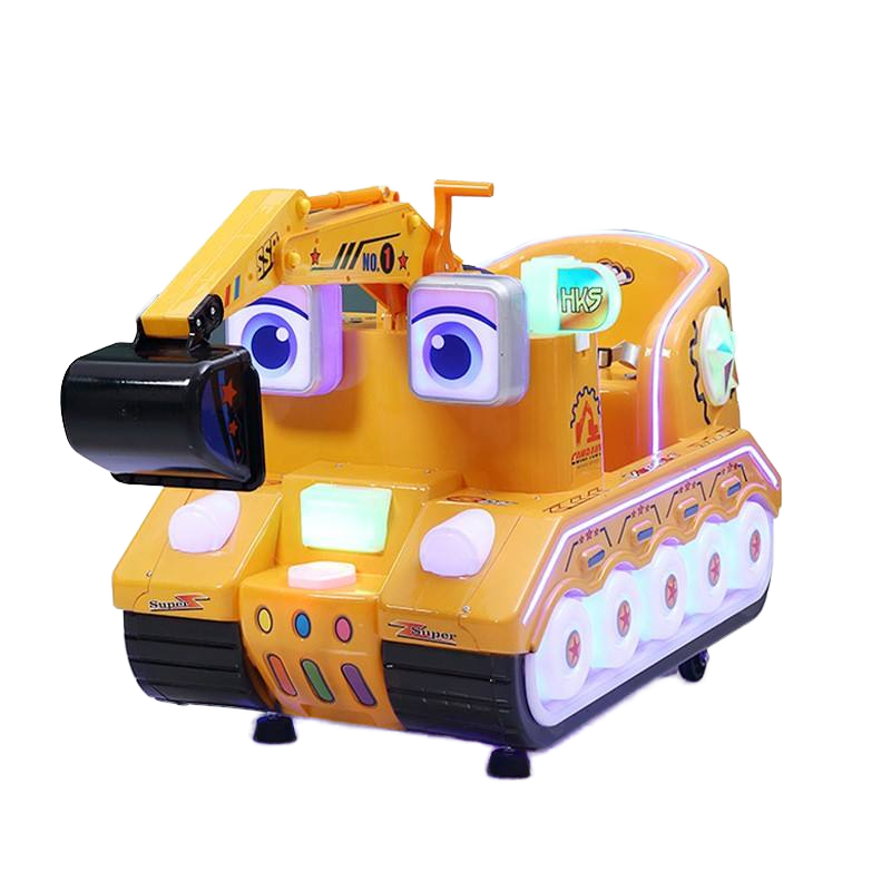 Coin Operated Kiddie Ride - 工場直販のコイン式屋外遊具、エンジニアリングショベルカー、ブルドーザー、子供用乗用車