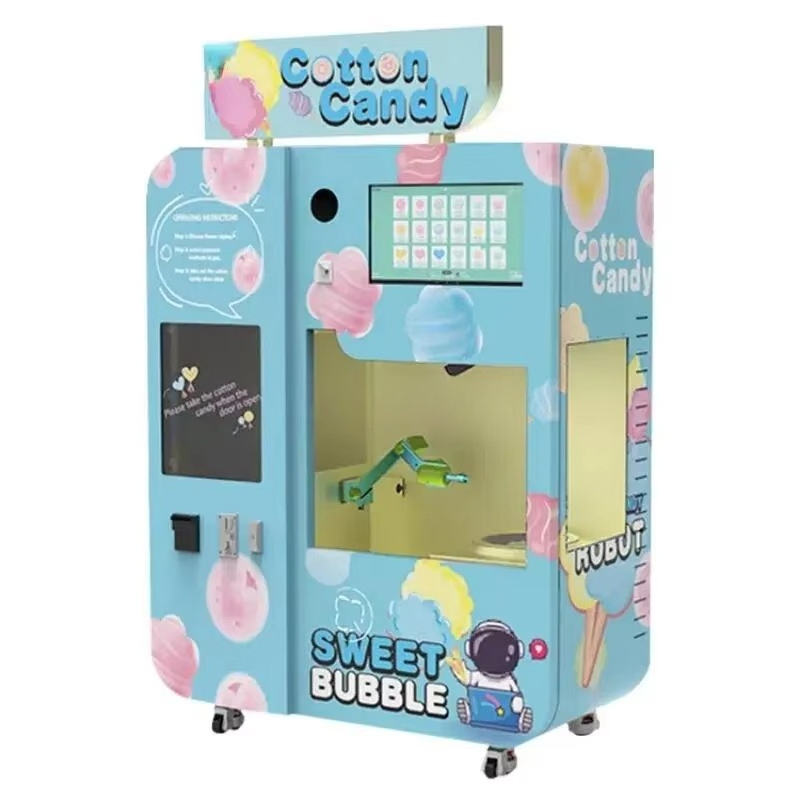 全自動綿菓子自動販売機（交換システム付き）業務用4種フレーバ - Arcade Vending & Laundry のレビューと価格